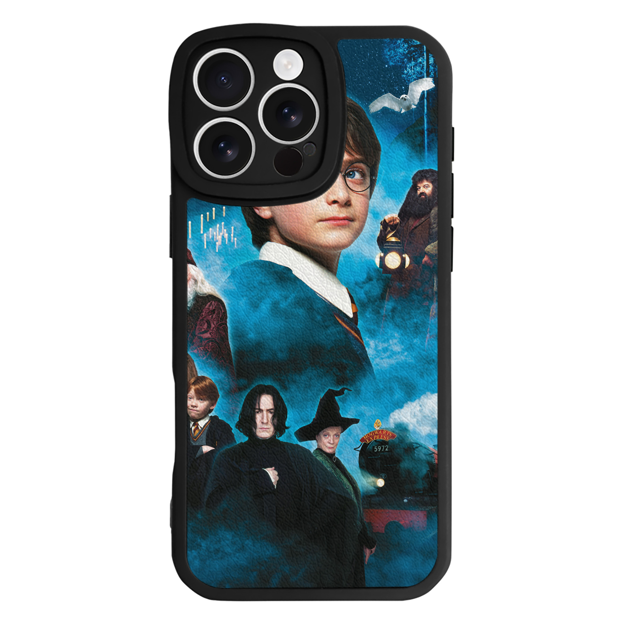 （画像用） Harry Potter ハリー・ポッターシリーズ 【iPhone 16シリーズ対応】シリコンスマホケース（レザー調） 材質：シリコン